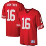 Joe Montana San Francisco 49ers Mitchell & Ness Big & Tall 1990 Retired Player Replica Jersey - Scarlet- 49Native