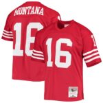 Joe Montana San Francisco 49ers Mitchell & Ness Legacy Replica Jersey - Scarlet- 49Native