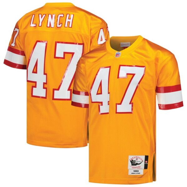 John Lynch Tampa Bay Buccaneers 1993 Mitchell & Ness Authentic Throwback Retired Player Jersey - Orange- 49Native
