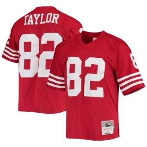 John Taylor San Francisco 49ers Mitchell & Ness Legacy Replica Jersey - Scarlet- 49Native