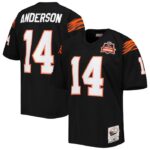 Ken Anderson Cincinnati Bengals 1981 Mitchell & Ness Authentic Throwback Retired Player Jersey - Black- 49Native