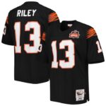Ken Riley Cincinnati Bengals 1981 Mitchell & Ness Authentic Throwback Retired Player Jersey - Black- 49Native