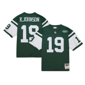 Keyshawn Johnson New York Jets Mitchell & Ness Legacy Replica Jersey - Green- 49Native