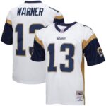 Kurt Warner Los Angeles Rams Mitchell & Ness Big & Tall 2001 Retired Player Replica Jersey - White- 49Native