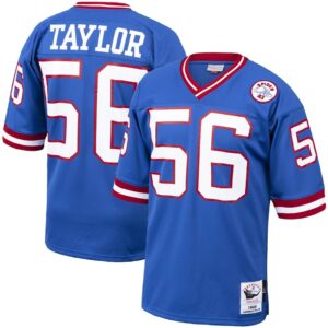 Lawrence Taylor New York Giants 1986 Mitchell & Ness Authentic Throwback Retired Player Jersey - Royal- 49Native