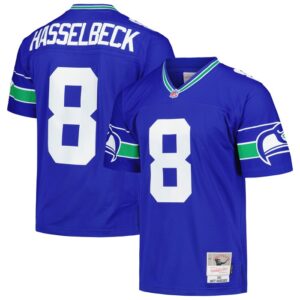 Matt Hasselbeck Seattle Seahawks Mitchell & Ness Legacy Replica Jersey - Royal- 49Native
