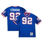 Michael Strahan New York Giants 1993 Mitchell & Ness Authentic Throwback Retired Player Jersey - Royal- 49Native