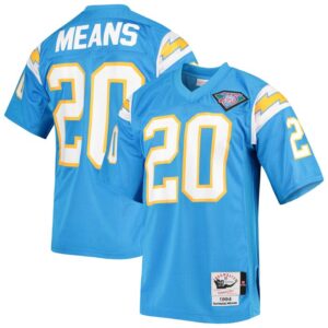 Natrone Means Los Angeles Chargers 1994 Mitchell & Ness Authentic Throwback Retired Player Jersey - Powder Blue- 49Native