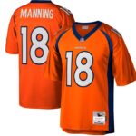 Peyton Manning Denver Broncos Mitchell & Ness Big & Tall 2015 Retired Player Replica Jersey - Orange- 49Native