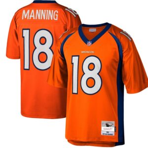 Peyton Manning Denver Broncos Mitchell & Ness Big & Tall 2015 Retired Player Replica Jersey - Orange- 49Native