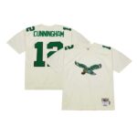 Randall Cunningham Philadelphia Eagles Mitchell & Ness Chainstitch Legacy Jersey - Cream- 49Native