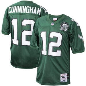 Randall Cunningham Philadelphia Eagles 1992 Mitchell & Ness Authentic Throwback Retired Player Jersey - Green- 49Native