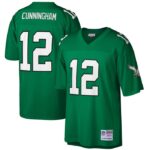 Randall Cunningham Philadelphia Eagles Mitchell & Ness Big & Tall 1990 Retired Player Replica Jersey - Kelly Green- 49Native
