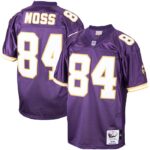 Randy Moss Minnesota Vikings 1998 Mitchell & Ness Authentic Throwback Retired Player Jersey - Purple- 49Native