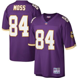 Randy Moss Minnesota Vikings Mitchell & Ness Legacy Replica Jersey - Purple- 49Native