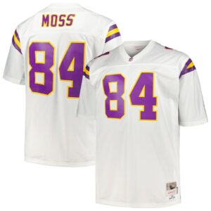 Randy Moss Minnesota Vikings Mitchell & Ness Big & Tall 1998 Legacy Retired Player Jersey - White- 49Native