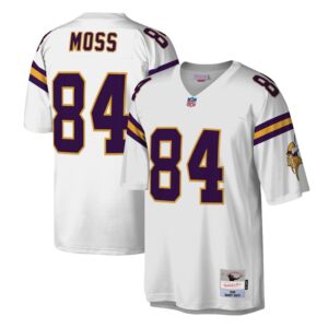 Randy Moss Minnesota Vikings Mitchell & Ness Legacy Replica Jersey - White- 49Native
