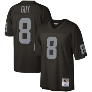 Ray Guy Las Vegas Raiders Mitchell & Ness Legacy Replica Jersey - Black- 49Native