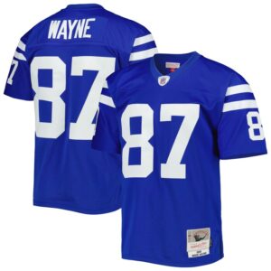 Reggie Wayne Indianapolis Colts Mitchell & Ness Legacy Replica Jersey - Royal- 49Native