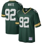 Reggie White Green Bay Packers Mitchell & Ness Big & Tall 1996 Retired Player Replica Jersey - Green- 49Native
