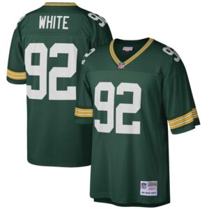 Reggie White Green Bay Packers Mitchell & Ness Big & Tall 1996 Retired Player Replica Jersey - Green- 49Native