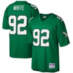 Reggie White Philadelphia Eagles Mitchell & Ness Big & Tall 1990 Retired Player Replica Jersey - Kelly Green- 49Native