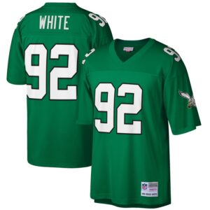 Reggie White Philadelphia Eagles Mitchell & Ness Big & Tall 1990 Retired Player Replica Jersey - Kelly Green- 49Native