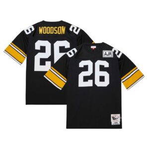 Rod Woodson Pittsburgh Steelers 1988 Mitchell & Ness Authentic Throwback Retired Player Jersey - Black- 49Native