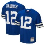 Roger Staubach Dallas Cowboys Mitchell & Ness Big & Tall 1971 Legacy Retired Player Jersey - Navy- 49Native