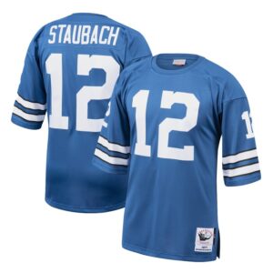 Roger Staubach Dallas Cowboys 1971 Mitchell & Ness Authentic Throwback Retired Player Jersey - Royal- 49Native