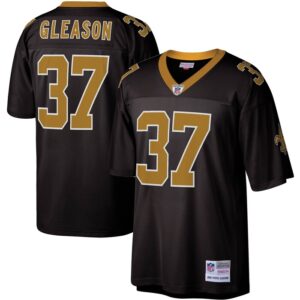 Steve Gleason New Orleans Saints Mitchell & Ness Legacy Replica Jersey - Black- 49Native