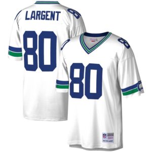 Steve Largent Seattle Seahawks Mitchell & Ness Legacy Replica Jersey - White- 49Native