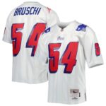 Tedy Bruschi New England Patriots Mitchell & Ness Legacy Replica Jersey - White- 49Native