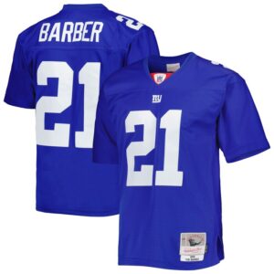 Tiki Barber New York Giants Mitchell & Ness Legacy Replica Jersey - Royal- 49Native