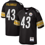 Troy Polamalu Pittsburgh Steelers Mitchell & Ness Legacy Replica Jersey - Black- 49Native