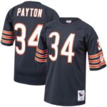 Walter Payton Chicago Bears 1985 Mitchell & Ness Authentic Throwback Retired Player Jersey - Navy- 49Native