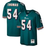 Zach Thomas Miami Dolphins Mitchell & Ness Legacy Replica Jersey - Aqua- 49Native