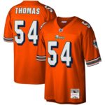 Zach Thomas Miami Dolphins Mitchell & Ness Legacy Replica Jersey - Orange- 49Native