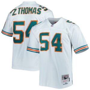Zach Thomas Miami Dolphins Mitchell & Ness Legacy Replica Jersey - White- 49Native