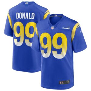 Aaron Donald Los Angeles Rams Nike Game Player Jersey - Royal- 49Native