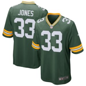 Aaron Jones Green Bay Packers Nike Game Jersey - Green- 49Native