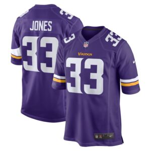 Aaron Jones Minnesota Vikings Nike Game Player Jersey - Purple- 49Native