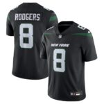 Aaron Rodgers New York Jets Nike  Vapor Untouchable Limited Jersey - Black- 49Native