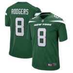 Aaron Rodgers New York Jets Nike Game Jersey - Gotham Green- 49Native