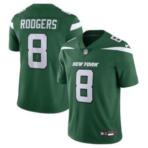 Aaron Rodgers New York Jets Nike  Vapor Untouchable Limited Jersey - Gotham Green- 49Native