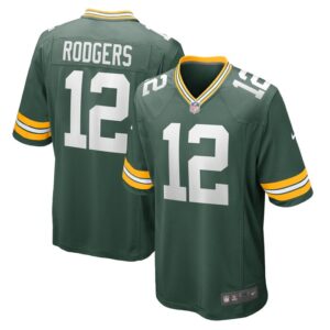 Aaron Rodgers Green Bay Packers Nike Game Team Jersey - Green- 49Native