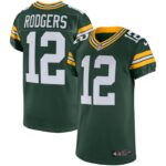 Aaron Rodgers Green Bay Packers Nike Vapor Elite Jersey - Green- 49Native