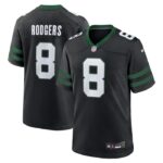 Aaron Rodgers New York Jets Nike Alternate Game Jersey - Legacy Black- 49Native
