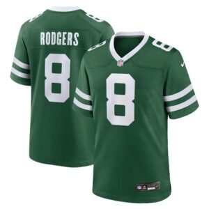 Aaron Rodgers New York Jets Nike Game Jersey - Legacy Green- 49Native