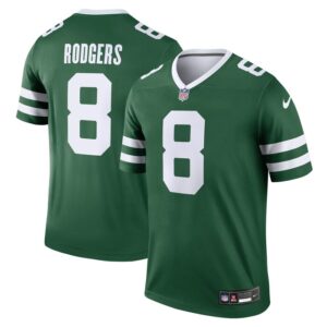 Aaron Rodgers New York Jets Nike Legend Jersey - Legacy Green- 49Native